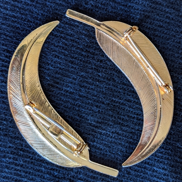 2 Vintage Willow Leaf Pin - Picture 6 of 12